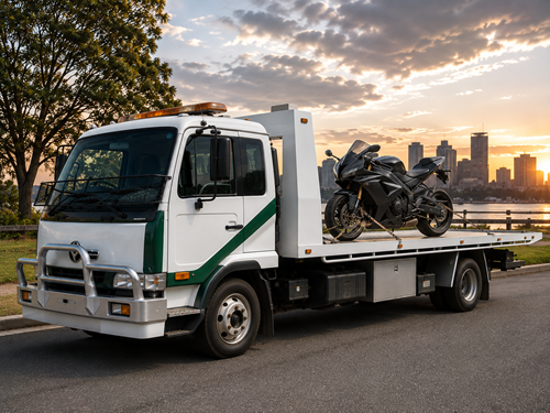 Motorcycle towing